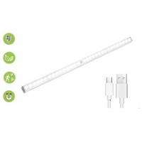 Luz de armario LED alimentada por bateria y cargada a